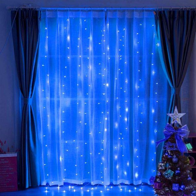 Гірлянда Водоспад 240LED 2x2 м Синій (000019205)