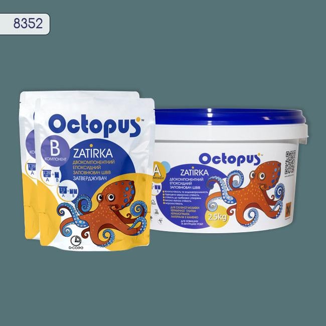 Затирка для плитки Octopus Zatirka 8352 епоксидна 2,5 кг