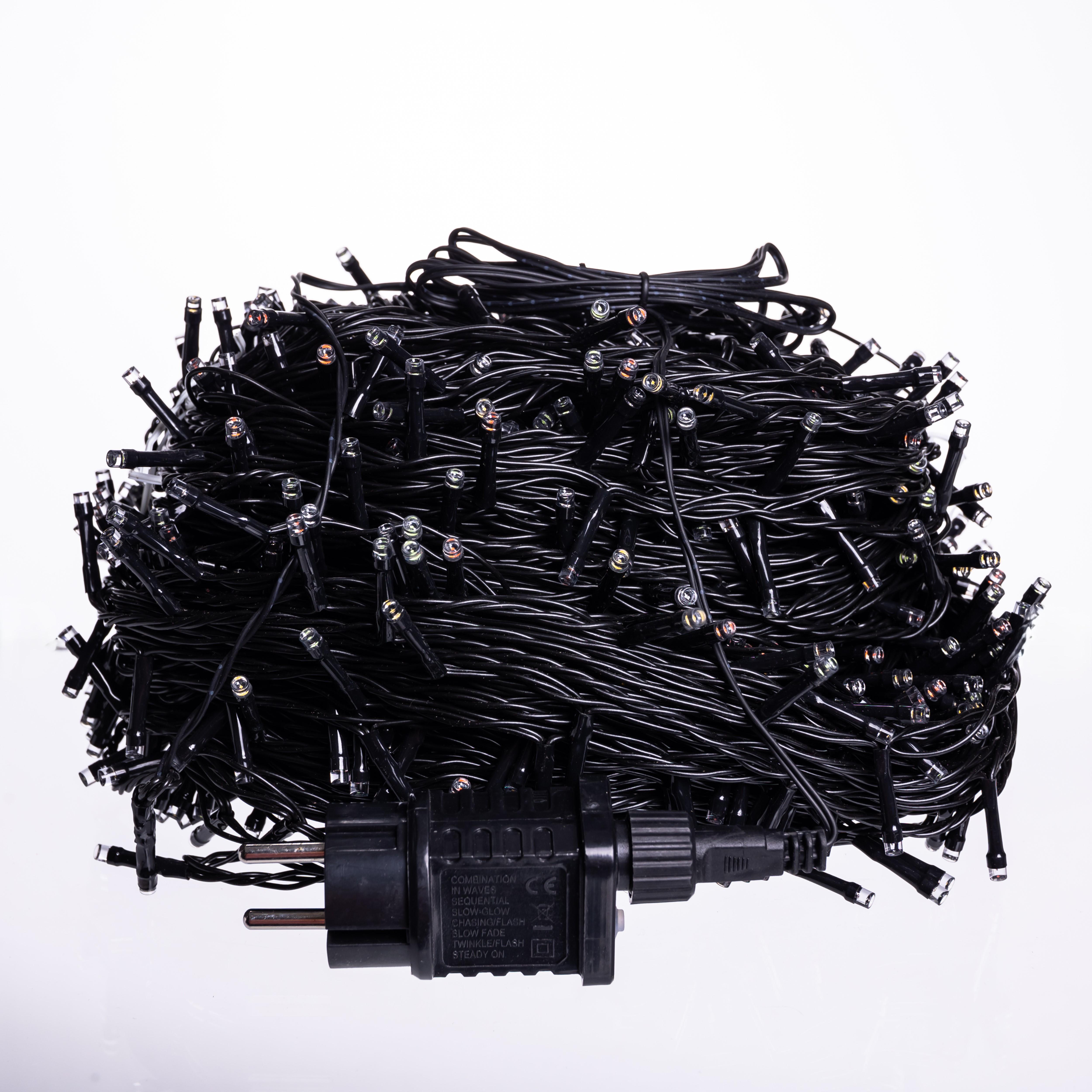 Гірлянда Нитка вулична 1000 LED на сонячній батареї 100 м з пультом Синій (21-107-SB1000L100MBBL) - фото 3