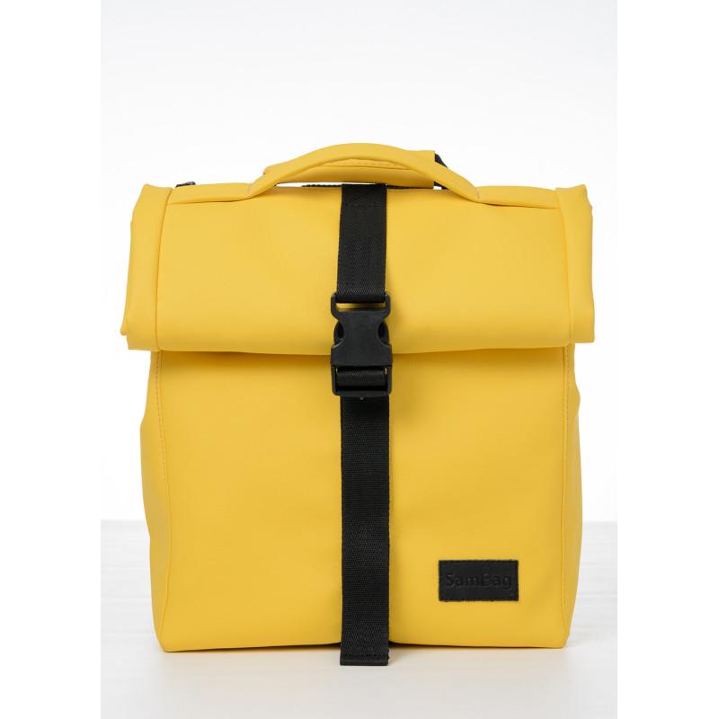 Рюкзак ролл Sambag RollTop QSN унісекс 32x26x13 см Жовтий