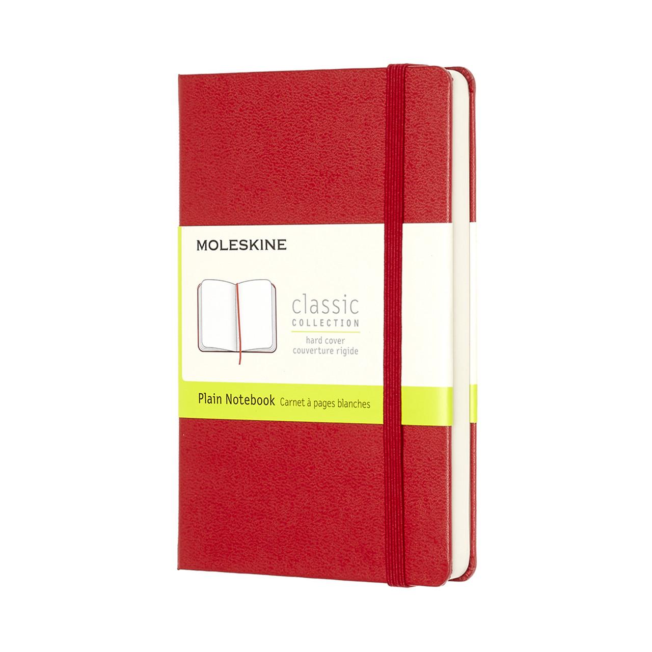 Блокнот Moleskine Classic карманный 9х14 см 192 страницы нелинованный красный (9788862930024)