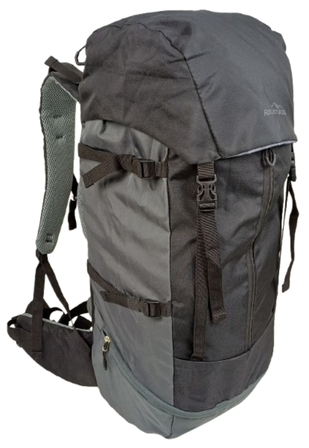 Рюкзак легкий походный Adventuridge туристический с дождевиком 45 л Черный