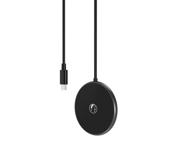 Пристрій бездротовий зарядний XO CX008 15W для смартфонів зі стандартом Qi Чорний