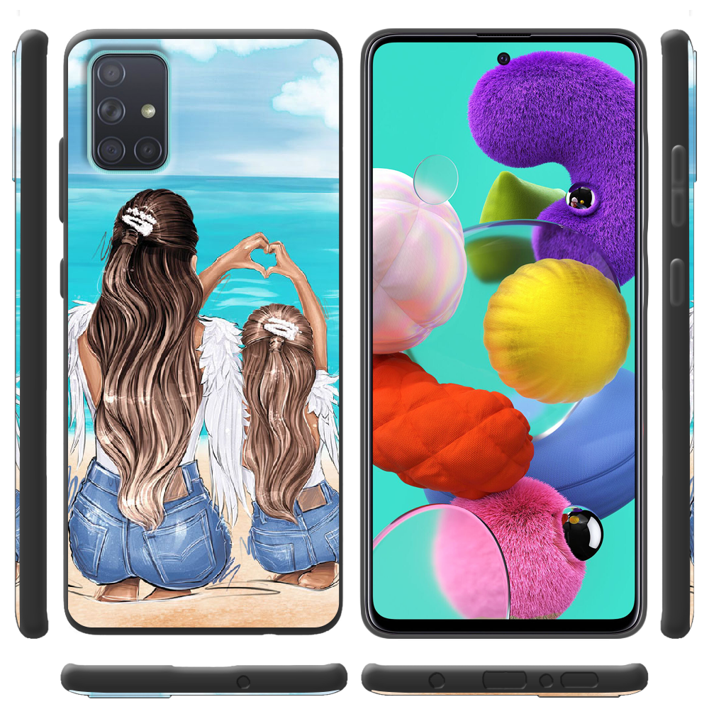 Чехол BoxFace Samsung A715 Galaxy A71 Family Vacation Черный силикон (38850-up2380-38948) - фото 2