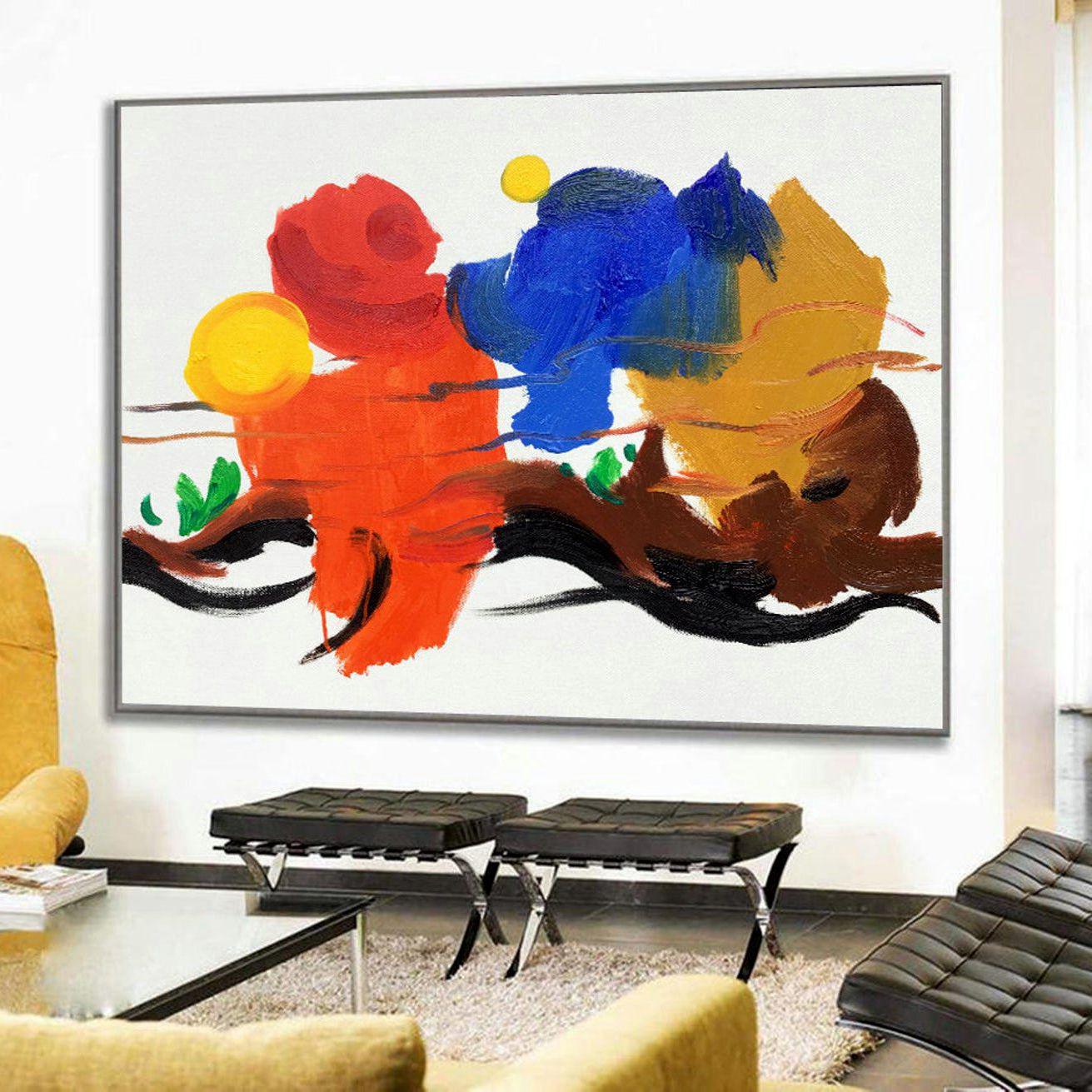 Картина на холсте ArtSale Абстракция 60х70 см abst0221