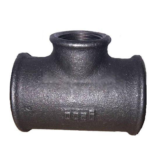 Трійник редукційний Aquavita чавунний 2"х1-1/4"х2" (6043427)