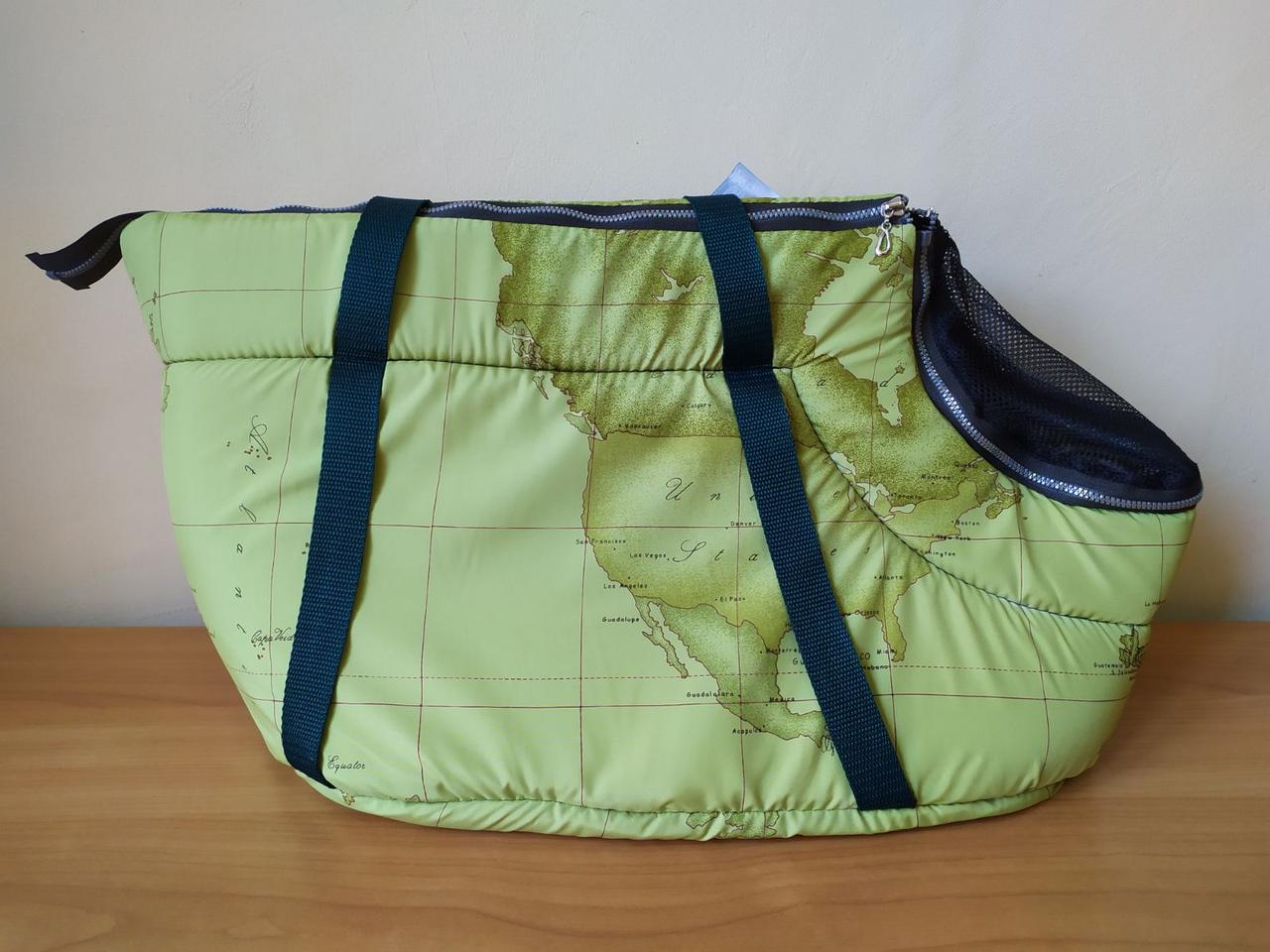 Сумка-переноска Гранд Шериф р. 3 60х28х31 см Зелений - фото 7