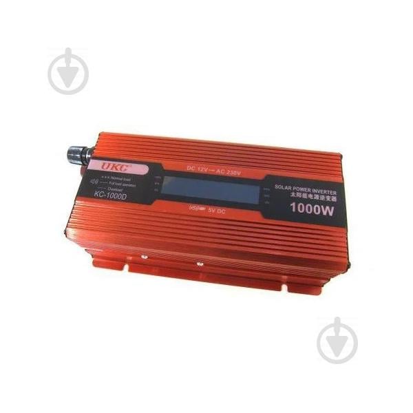 Инвертор преобразователь авто UKC с LCD дисплеем 12V-220V 1000W
