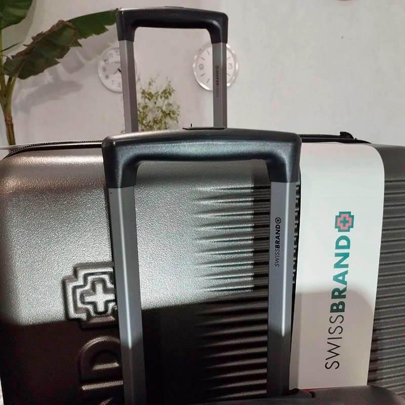 Валіза на 4-х колесах Swissbrand Enstone S 45/51 л Grey (DAS302521) - фото 4 Валіза на 4-х колесах Swissbrand Enstone S 45/51 л Grey (DAS302521) - фото 4