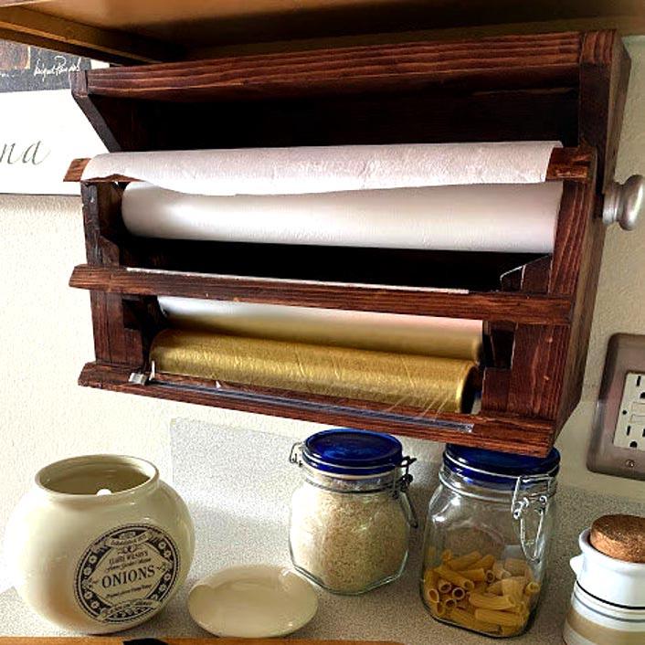 Диспенсер кухонный из дерева Анажи Капучино (ДСК-001309)