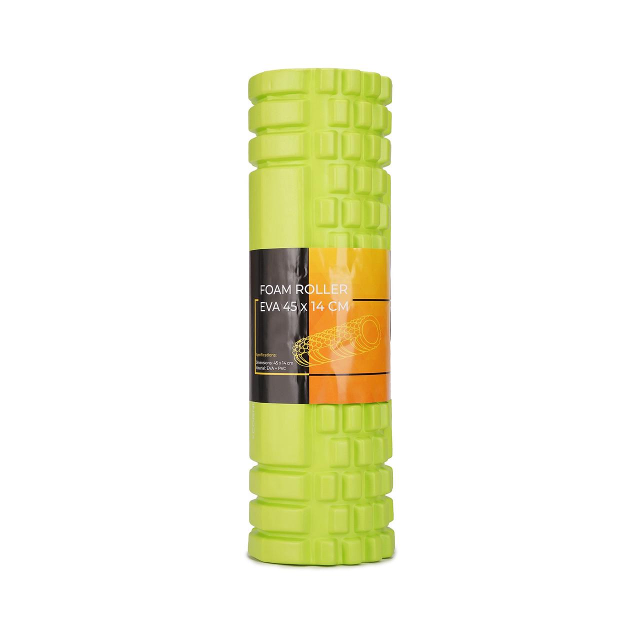 Масажний ролик Cornix EVA 45x14 см XR-0040 Green (2514759678)