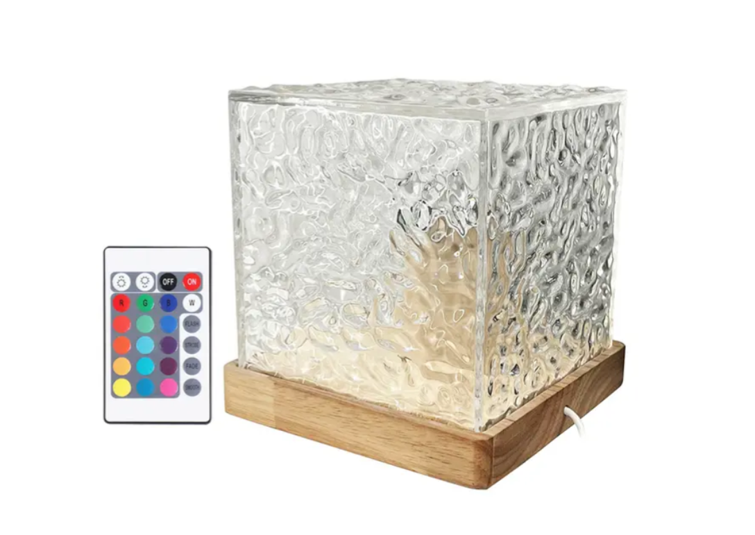 Светильник-ночник кубический с эффектом сияния 16 цветов (44794-_163)