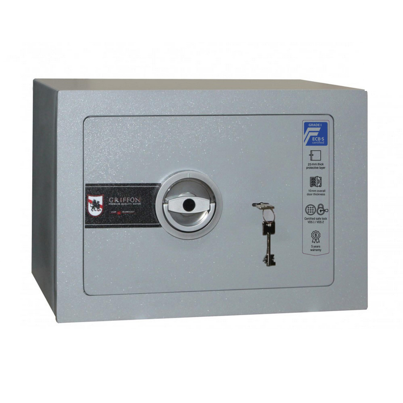 Сейф зламостійкий Griffon CLE I.30.K з полицею (2-12-CLE I.30.K)
