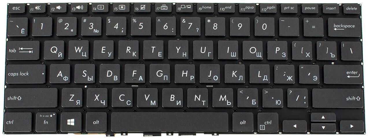 Клавиатура для ноутбука Asus UX362/UX362FA матовая (0KNB0-1626US00)
