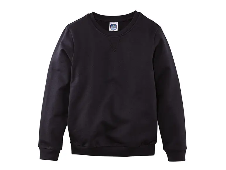 Кофта-свитшот Smart Start Pepperts для мальчика утепленная 146-152 см Черный