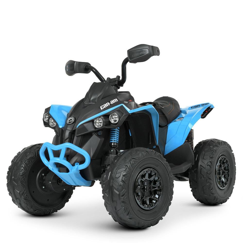 Електромобіль Bambi Квадроцикл з пультом керування/звуком/світлом Блакитний (M 5001EBLR-4)