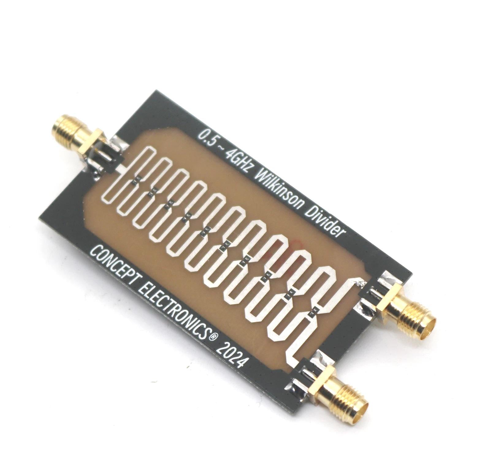 Сплиттер ВЧ 0,5-4Ghz Wilkinson Divider SMA-F для антенных систем и телекоммуникаций (00-00026296)