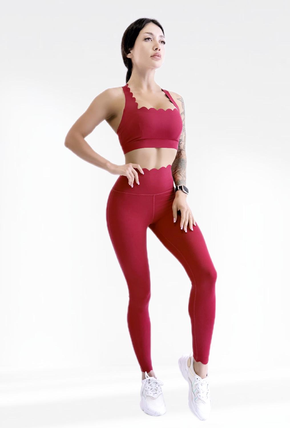 Костюм для фитнеса женский LILAFIT лосины/топ S Розовый (LFS000149)