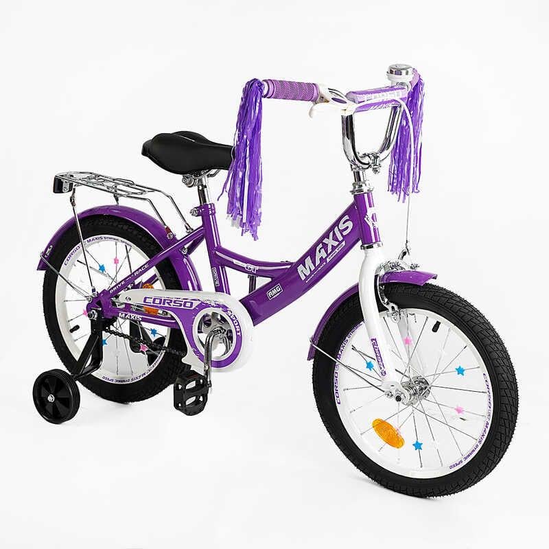 Велосипед детский Corso Maxis ручной тормоз 16" Purple (162153)