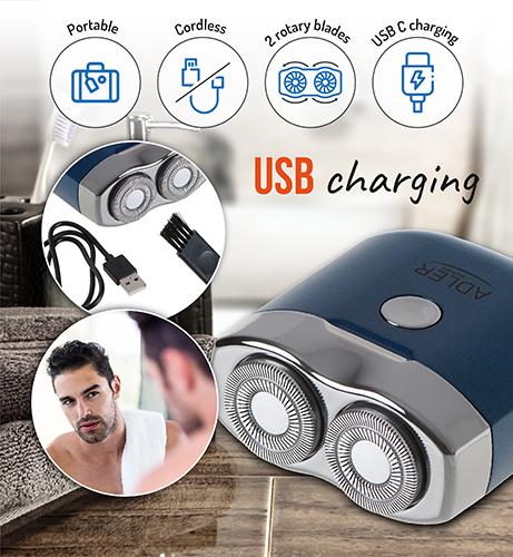 Бритва дорожня Adler AD 2937 USB (id_1632) - фото 8