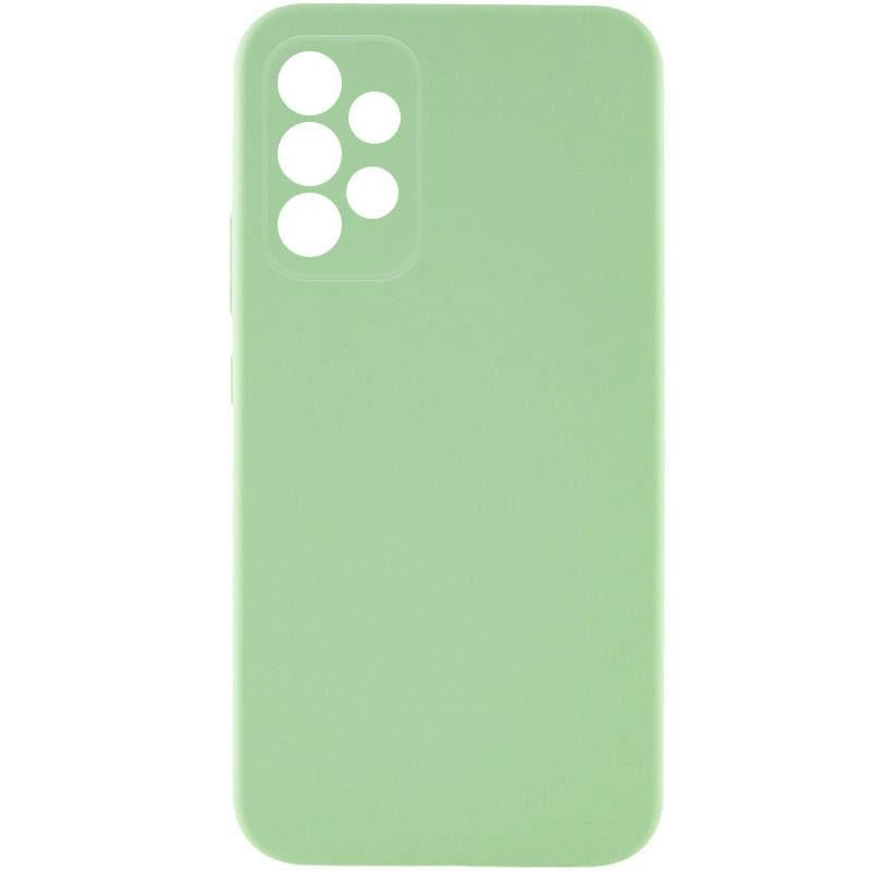 Противоударный чехол Silicone Cover Lakshmi Full Camera (AAA) для Samsung Galaxy A52 4G / A52 5G / A52s  МЯТНЫЙ / MINT