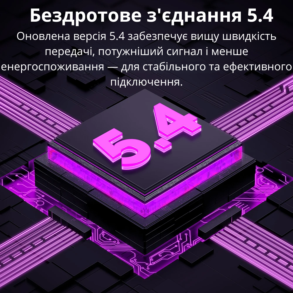 Навушники бездротові вакуумні Hoco Bluetooth 5.4 TWS з дисплеєм сенсорним та зарядним кейсом Білий (EW72) - фото 9