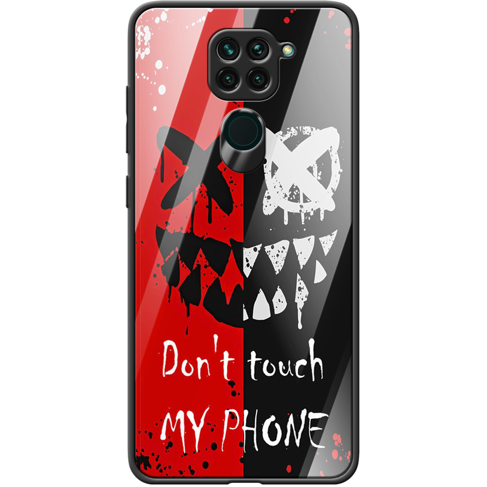 Чохол Boxface Xiaomi Redmi Note 9 Bad Smile Чорний силікон зі склом (39801-up2468-40102)