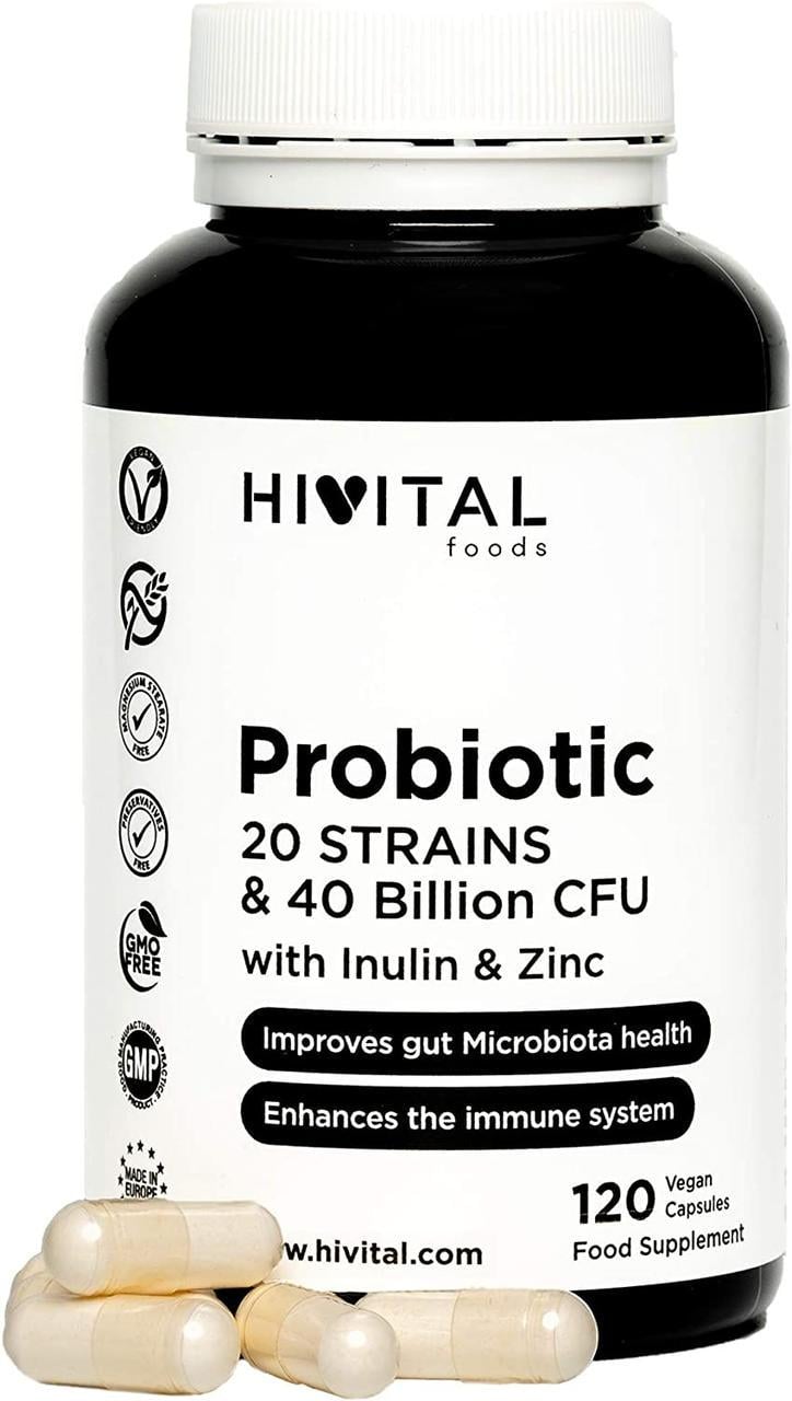 Вітаміни для імунітету Hivital Foods UFC 120 капс. (50093HFProbi120)