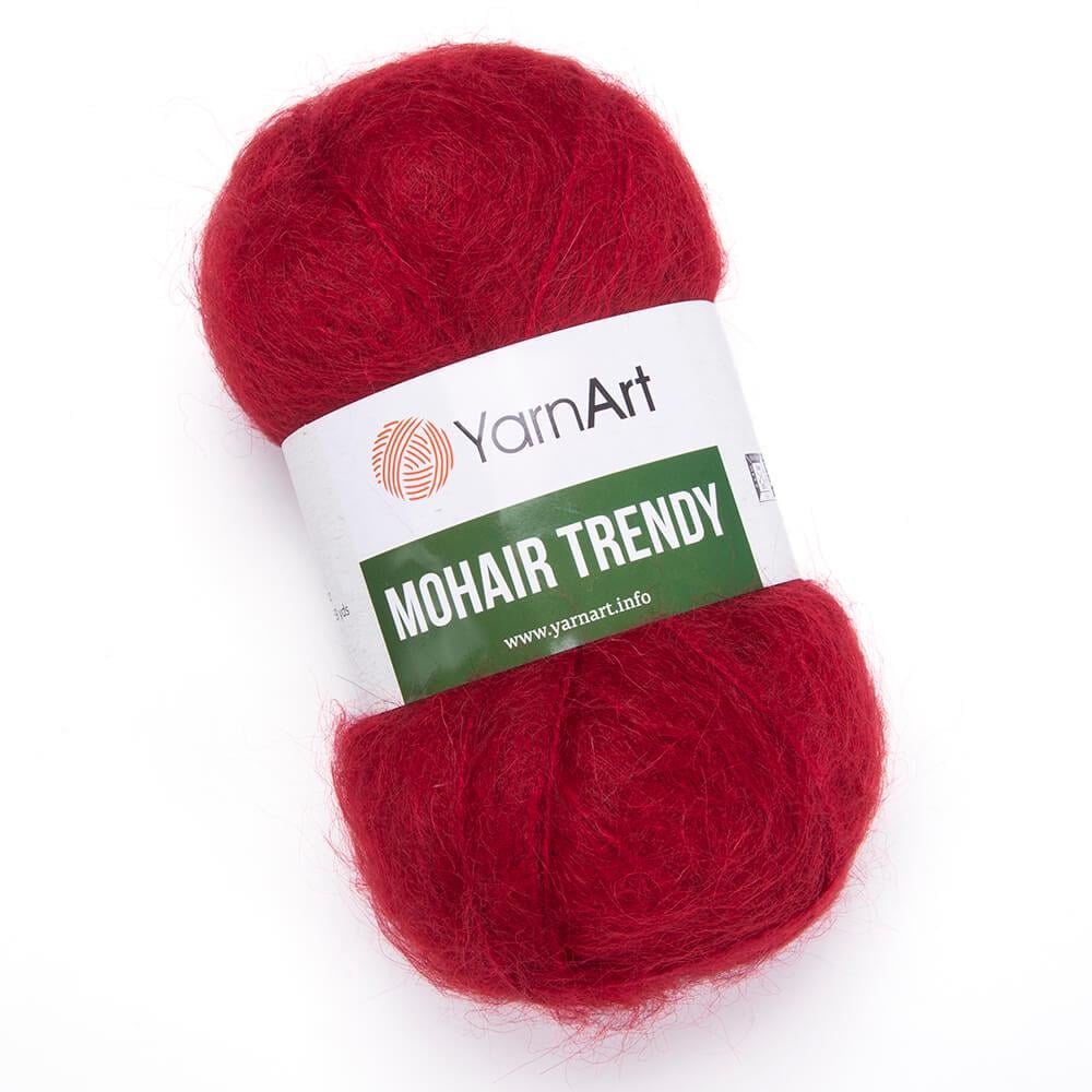 Пряжа YarnArt Mohair Trendy 141 Красный (6220)