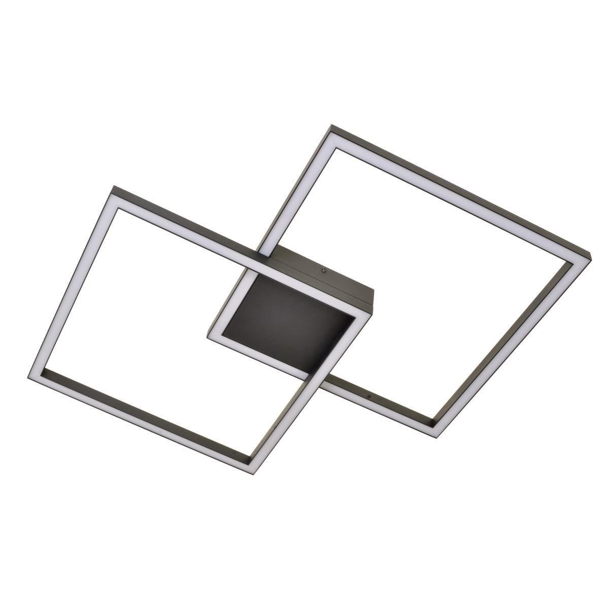 Светильник настенно-потолочный светодиодный накладной Brille BL-827C/50W WW BK