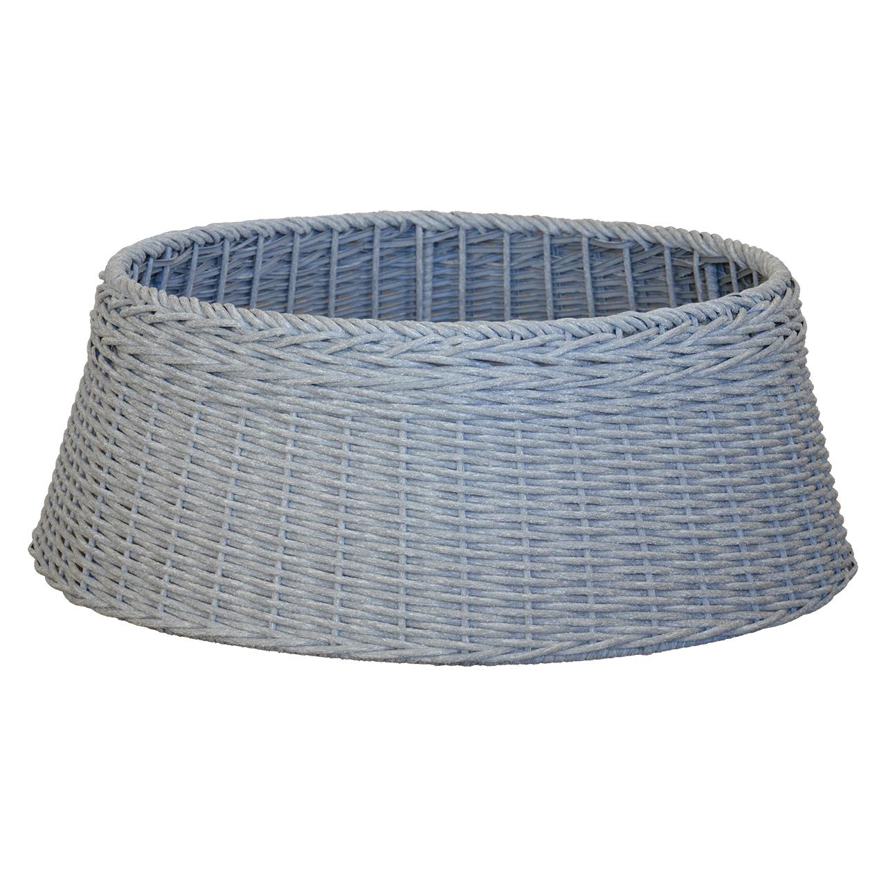 Подставка-юбка под елку плетеная из искусственного ротанга/ручной работы XXL Серый мраморный (22772916) - фото 3 Подставка-юбка под елку плетеная из искусственного ротанга/ручной работы XXL Серый мраморный (22772916) - фото 3