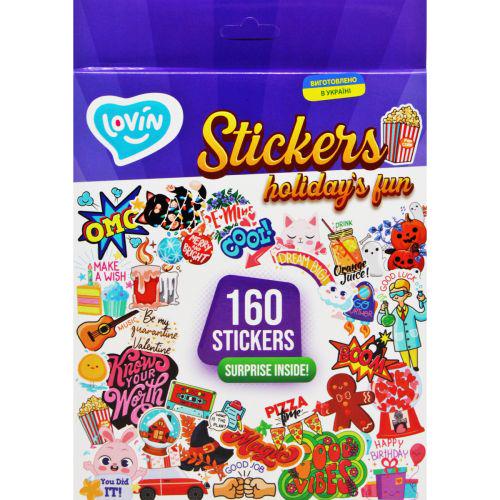 Набор наклейок Holiday Fun 160 шт. Набор наклейок Holiday Fun 160 шт.