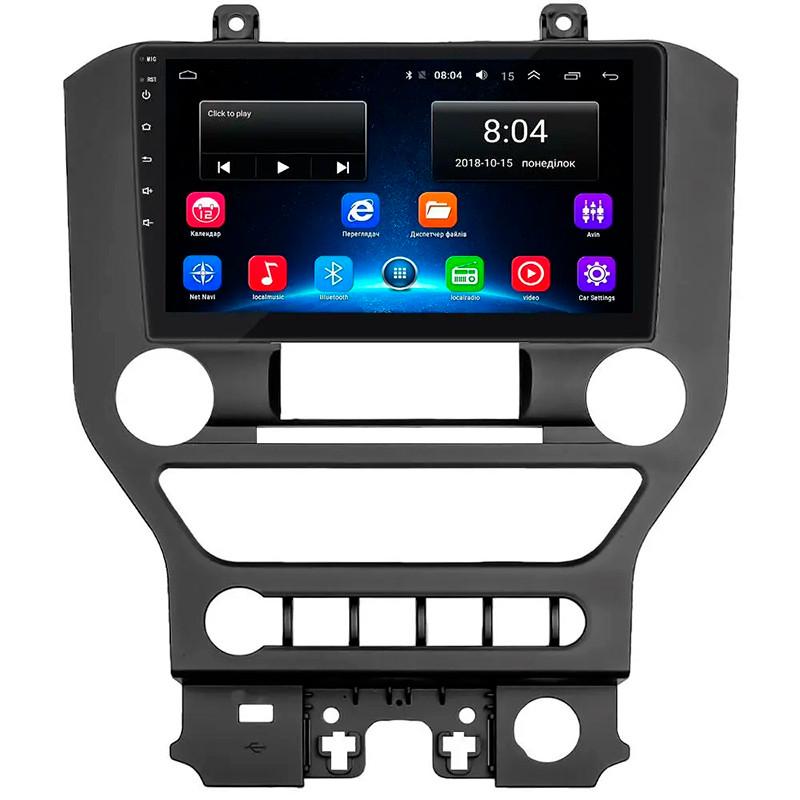 Магнитола штатно Lesko 9" для Ford Mustang VI Restyling 2017-2/32Gb Wi-Fi GPS Base
