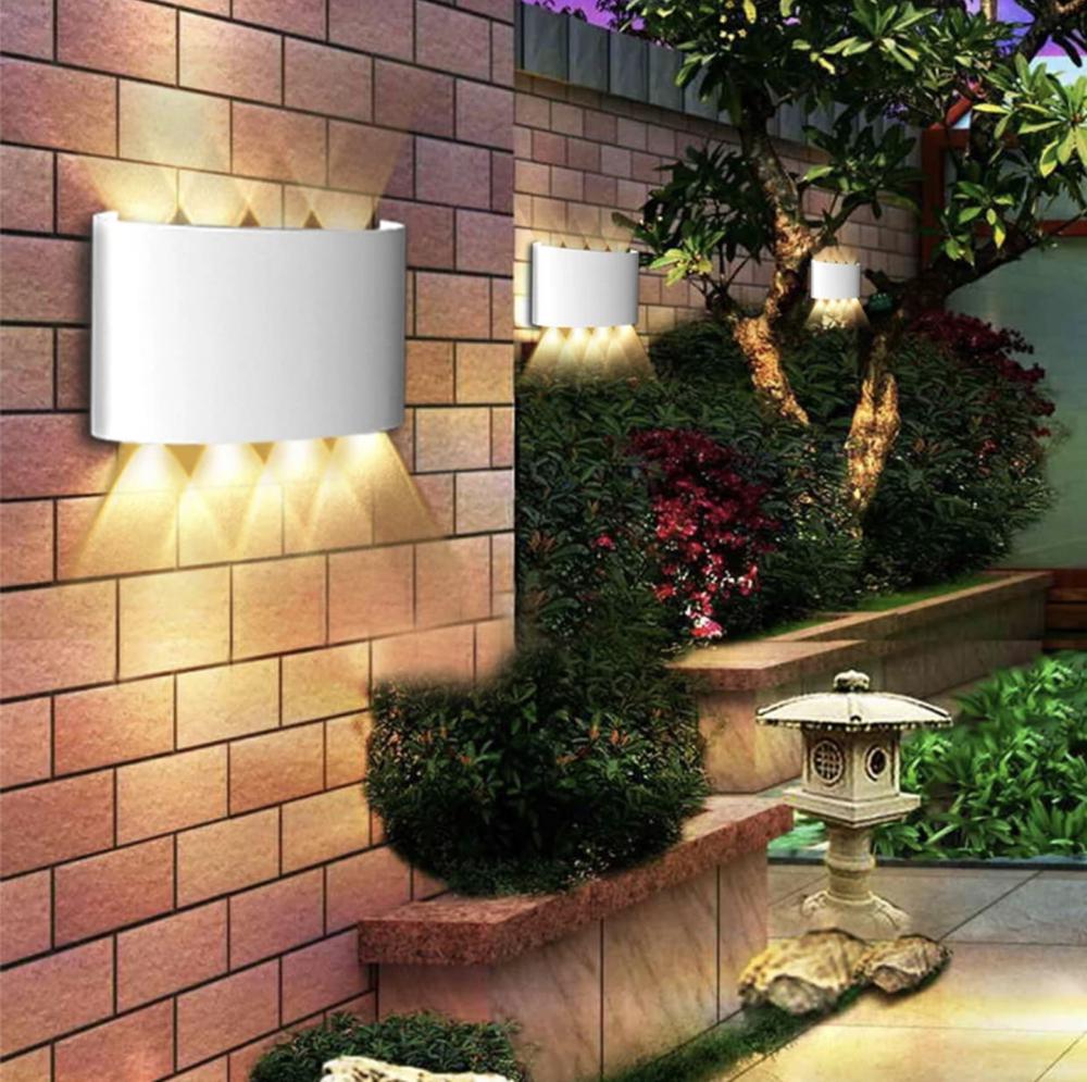 Світильник фасадний на 8 лінз 3000K Білий (9606-8 WT) - фото 3 Світильник фасадний на 8 лінз 3000K Білий (9606-8 WT) - фото 3