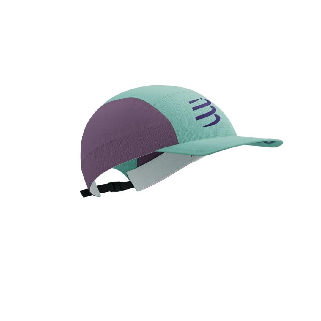Кепка Compressport 5 Panel Light с изогнутым козырьком Shell Blue/Grape (606108)