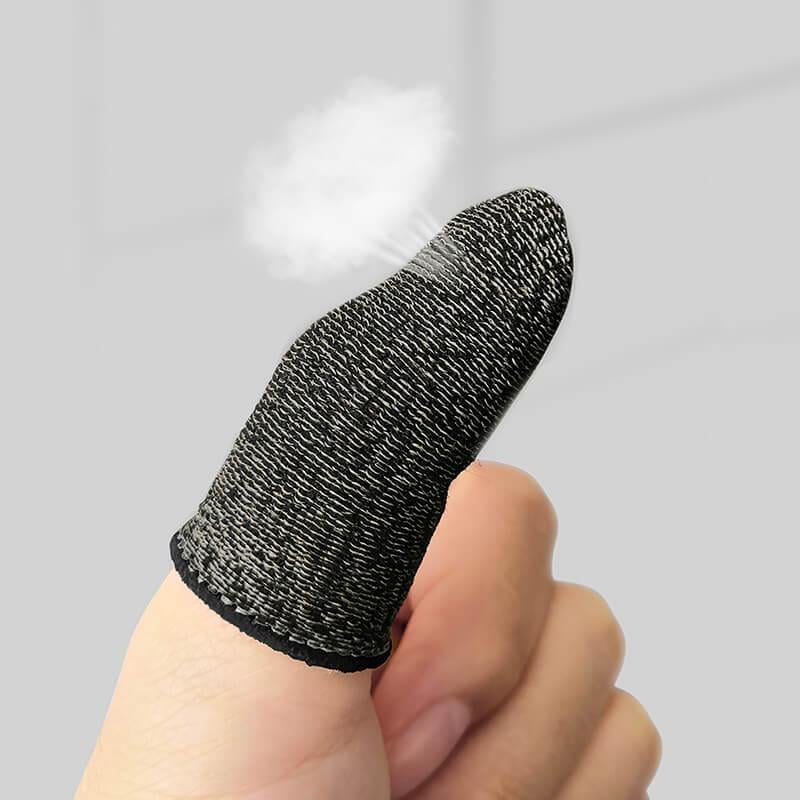 Напальчники игровые Hoco Phantom Superconducting Fiber Mobile Game Finger Cots GM4 Black - фото 7