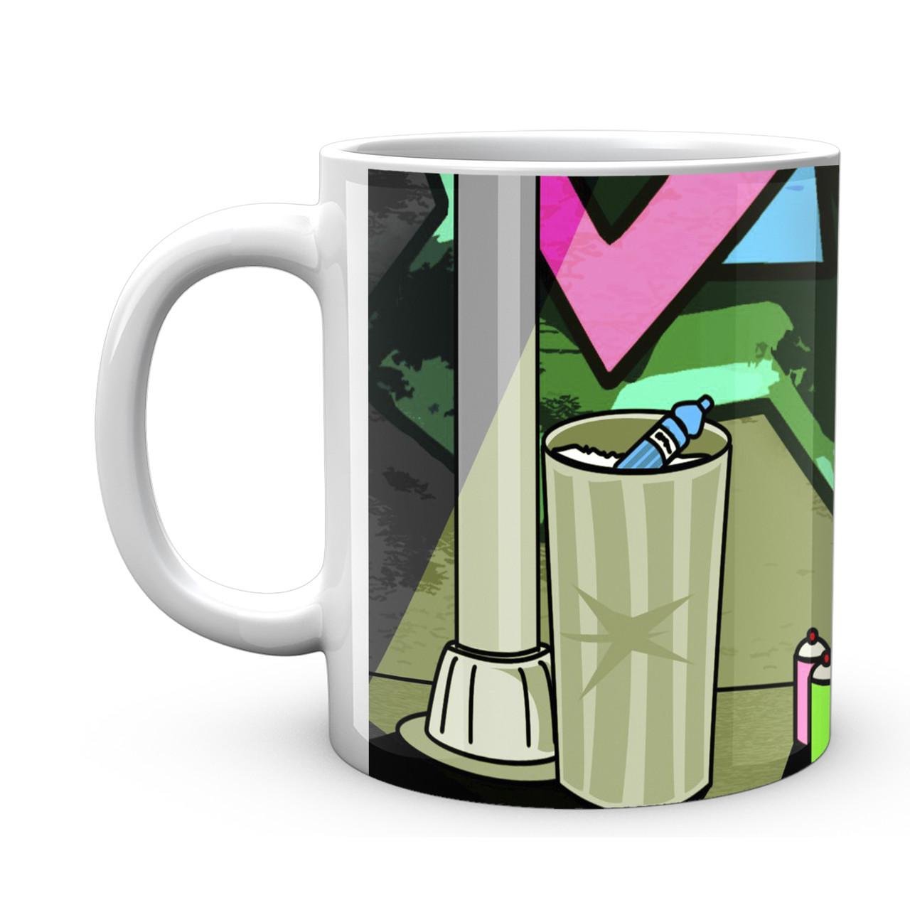 Чашка Gee! Great Teacher Onizuka Крутой учитель Онидзука сидит на корточках TO 02.458