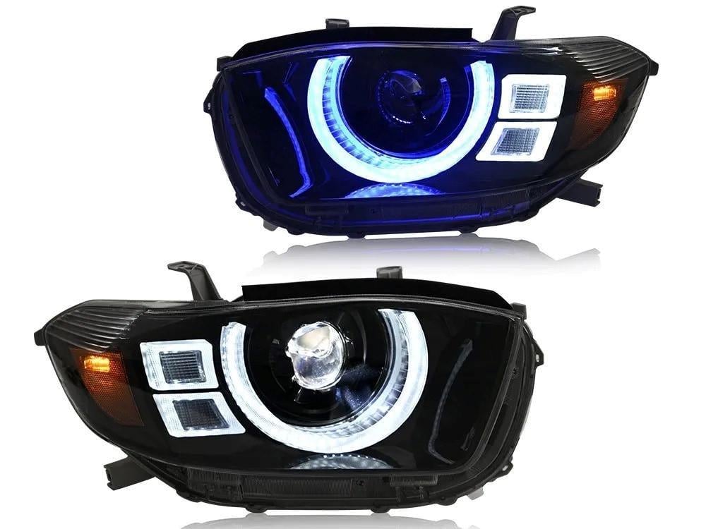 Автомобильные фары передние Toyota Highlander 2007-2010 (2881418871)