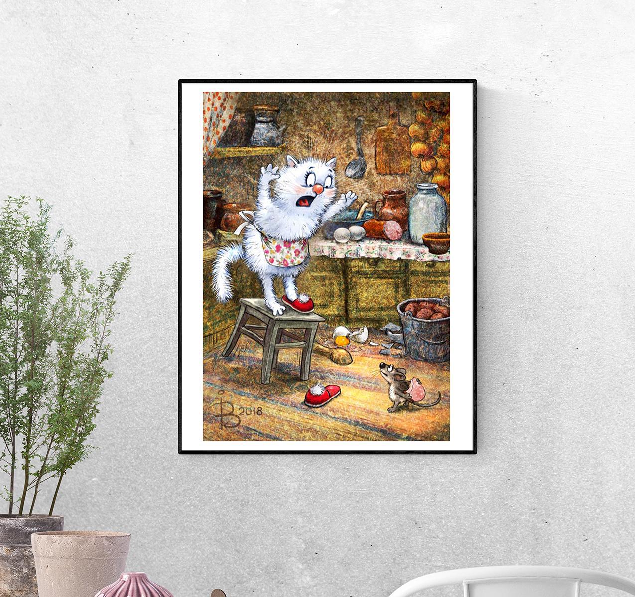 Постер Про Мурочку и мышь формат А-5