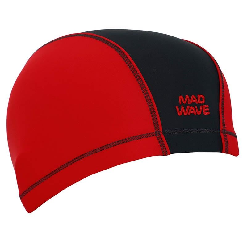 Шапочка для плавання Mad Wave Lycra Duotone M052702 Червоний (60444213)