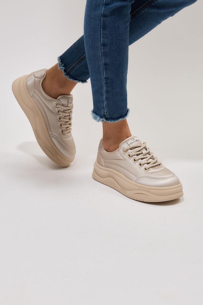 Сліпони жіночі ALLSY р. 39 Бежевий (199125)