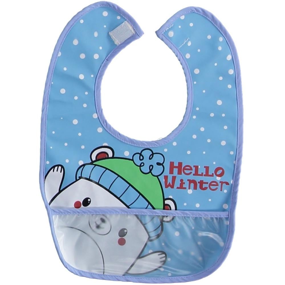 Слинявчик на липучці Babytone Hello Winter для хлопчиків (318141)