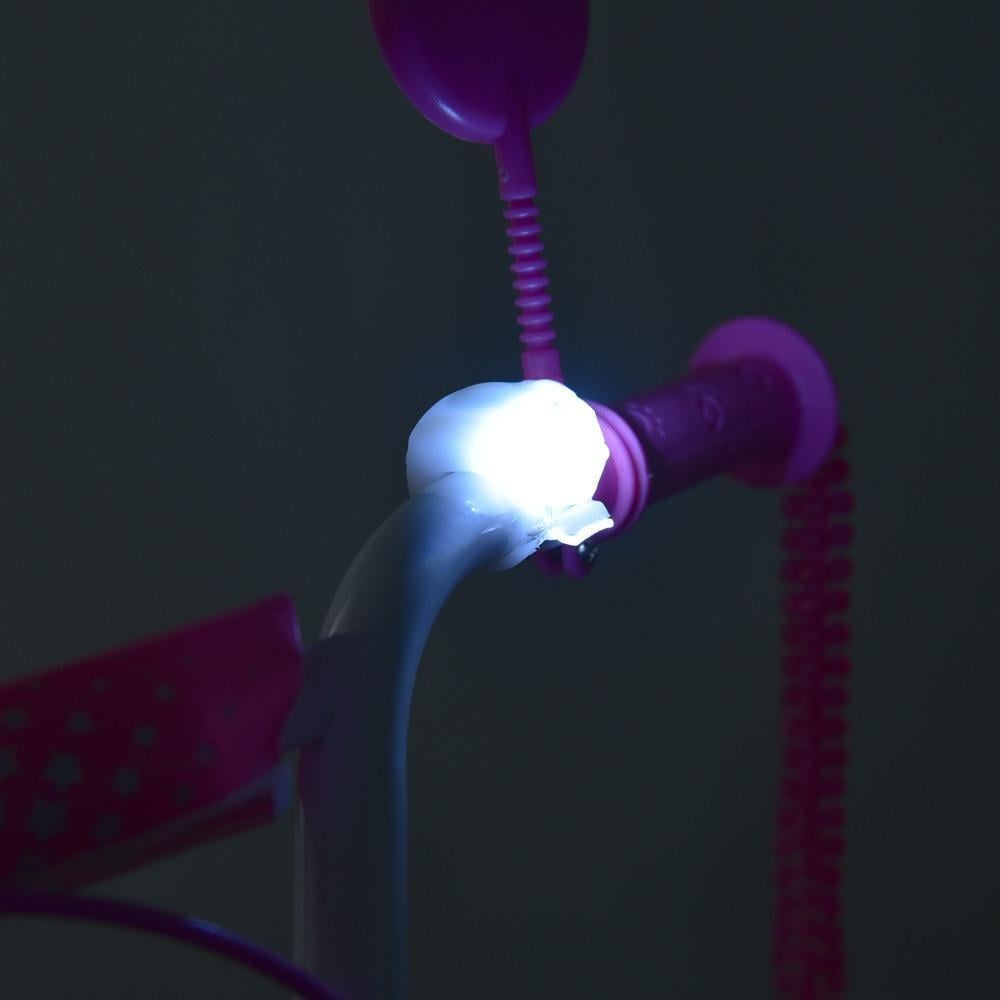 Велосипед для дівчинки PROF1 Star 20" з багажником Малиновий - фото 5 Велосипед для дівчинки PROF1 Star 20" з багажником Малиновий - фото 5