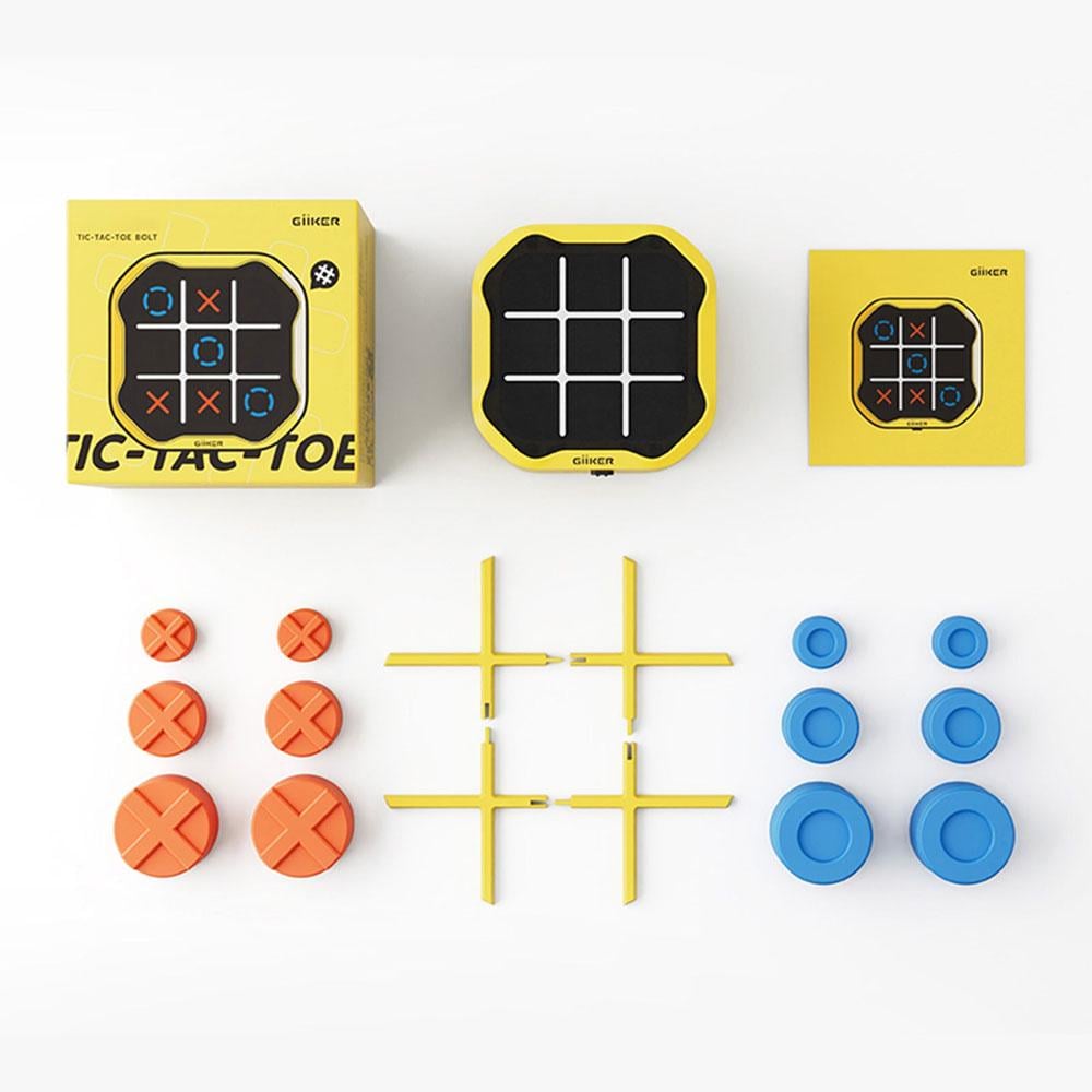 Гра інтерактивна гра хрестики-нуліки GiiKER Tic-Tac-Toe Bolt Yellow (JKJZQ001) - фото 2 Гра інтерактивна гра хрестики-нуліки GiiKER Tic-Tac-Toe Bolt Yellow (JKJZQ001) - фото 2