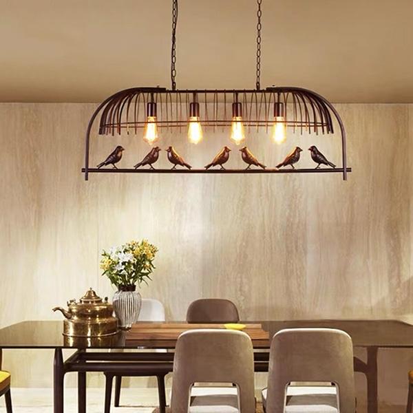 Люстра Cell Birds 4P L96 Gold/Black (4462565)