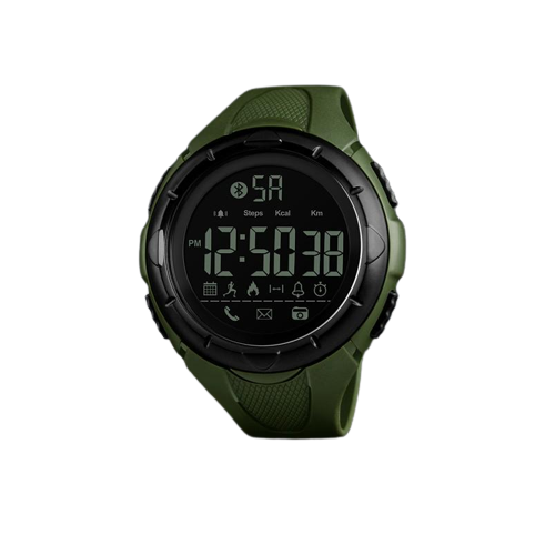 Наручний протиударний годинник Skmei 1326AG smart Army/Green (52934)