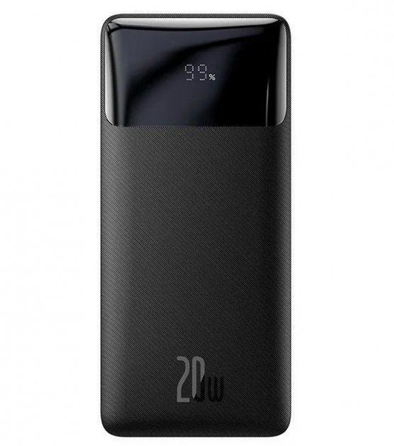 Портативний акумулятор BASEUS Bipow Digital Display 10000 mAh 20 W QC3.0 PD Black (PPDML-L01)