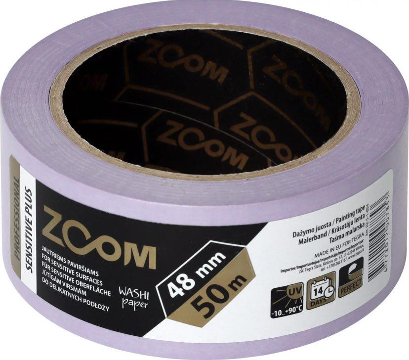 Малярна стрічка ZOOM Sensitive Plus 48 мм х 50 м Фіолетовий