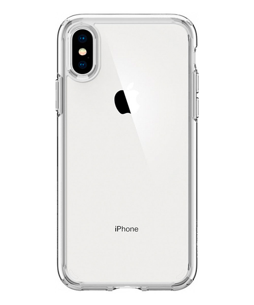 Прозорий чохол-накладка Spigen Ultra Hybrid Case for iPhone X/Xs, Clear (063CS25115) - фото 5