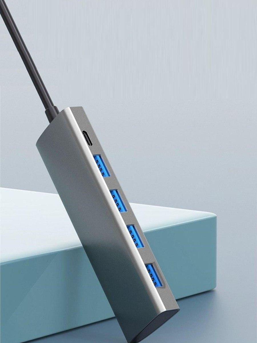 USB-хаб WIWU Alpha 631STR Gray - фото 2 USB-хаб WIWU Alpha 631STR Gray - фото 2